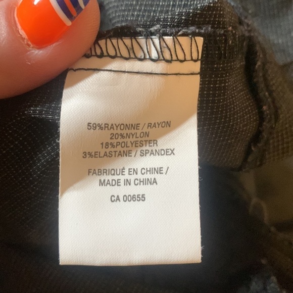 Reitmans Dark Charcoal Grey Business Casual Dress Pants - Picture 9 of 10